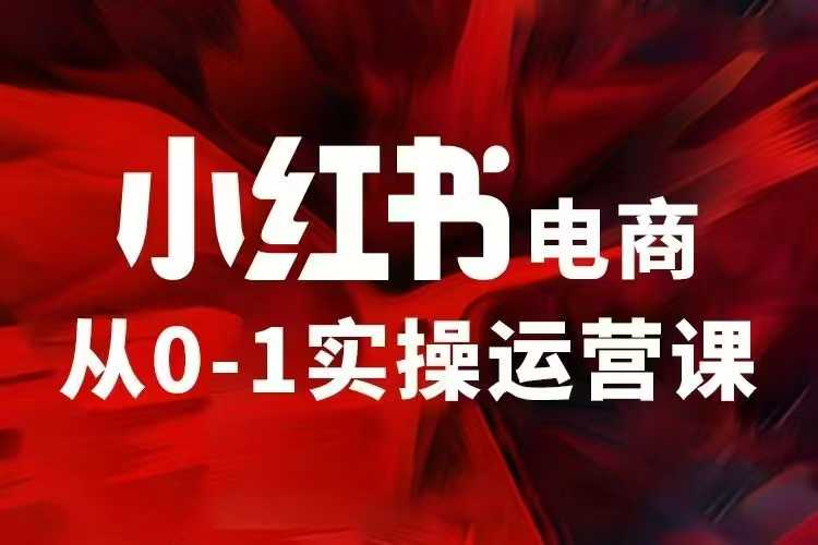 小红书电商运营，97节小红书vip内部课，带你实现小红书赚钱-起步网