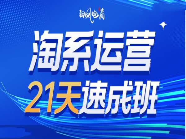 淘系运营21天速成班35期，年前最后一波和2025方向-起步网